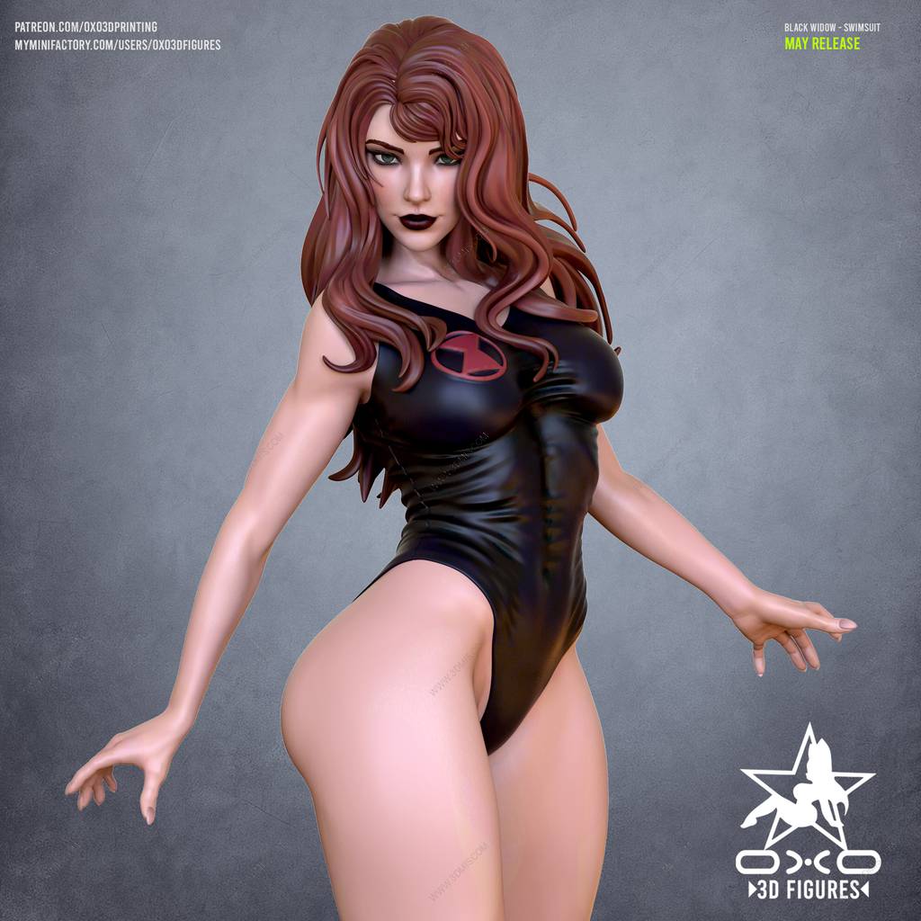 P站图纸印象馆 OXO3D 漫威 娜塔莎·罗曼诺夫 OXO3D 漫威 娜塔莎·罗曼诺夫