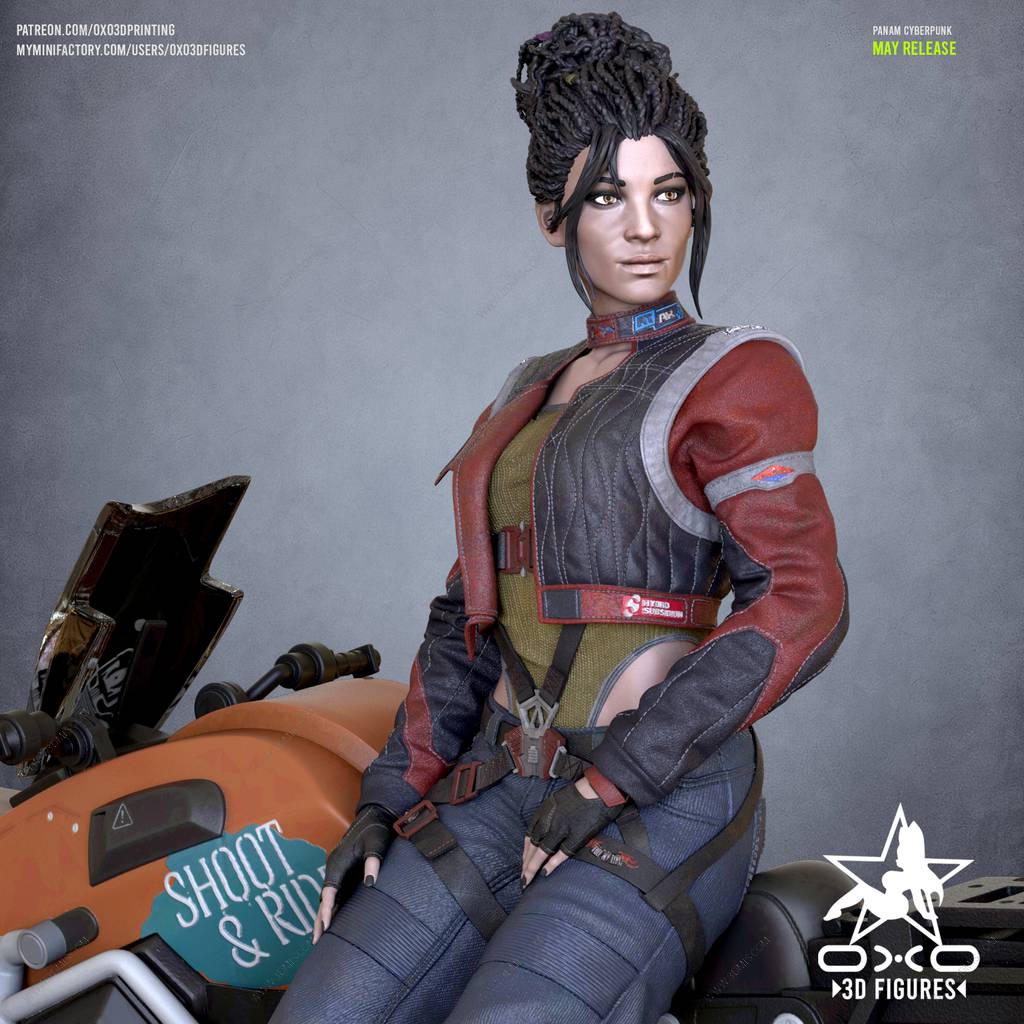 P站图纸印象馆 OXO3D 赛博朋克 帕南·帕尔默 OXO3D 赛博朋克 帕南·帕尔默