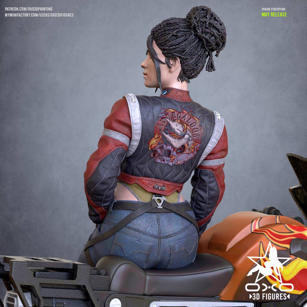 P站图纸印象馆 OXO3D 赛博朋克 帕南·帕尔默 OXO3D 赛博朋克 帕南·帕尔默