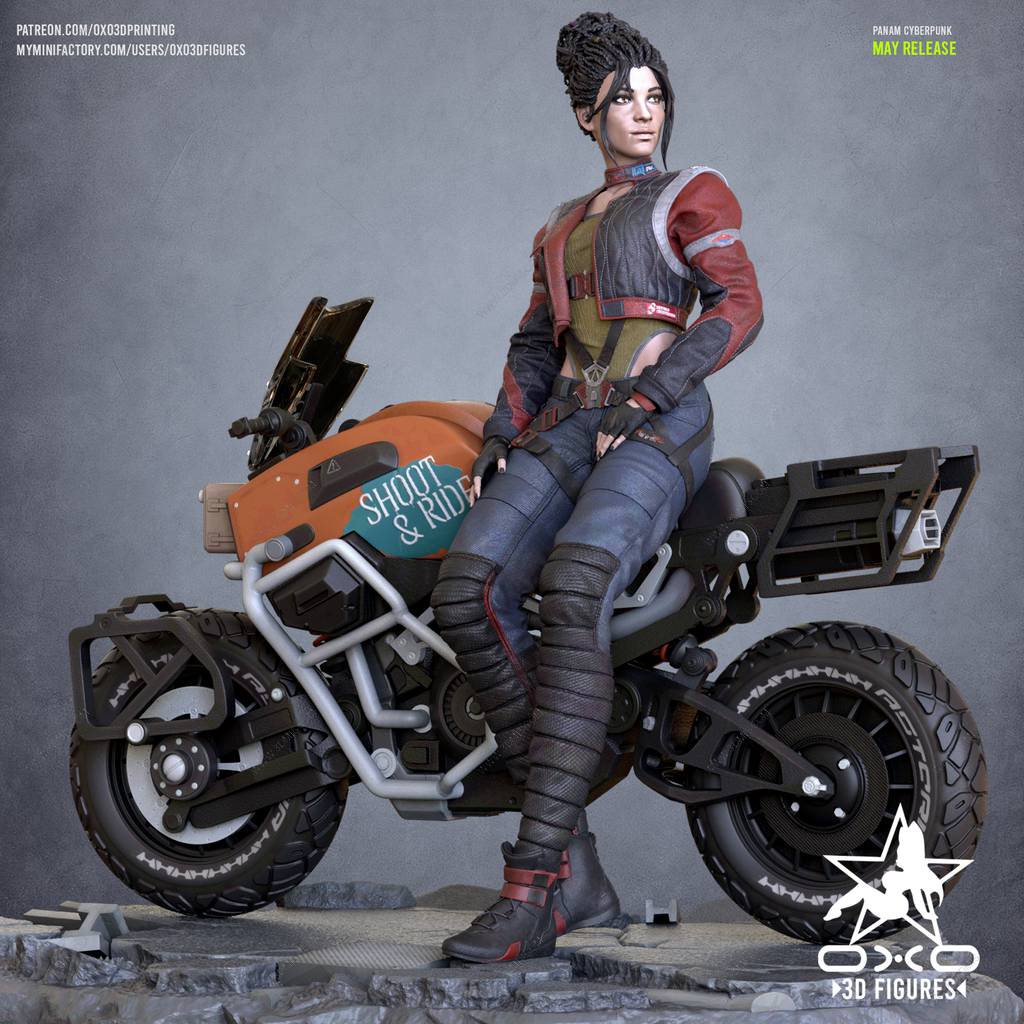 P站图纸印象馆 OXO3D 赛博朋克 帕南·帕尔默 OXO3D 赛博朋克 帕南·帕尔默