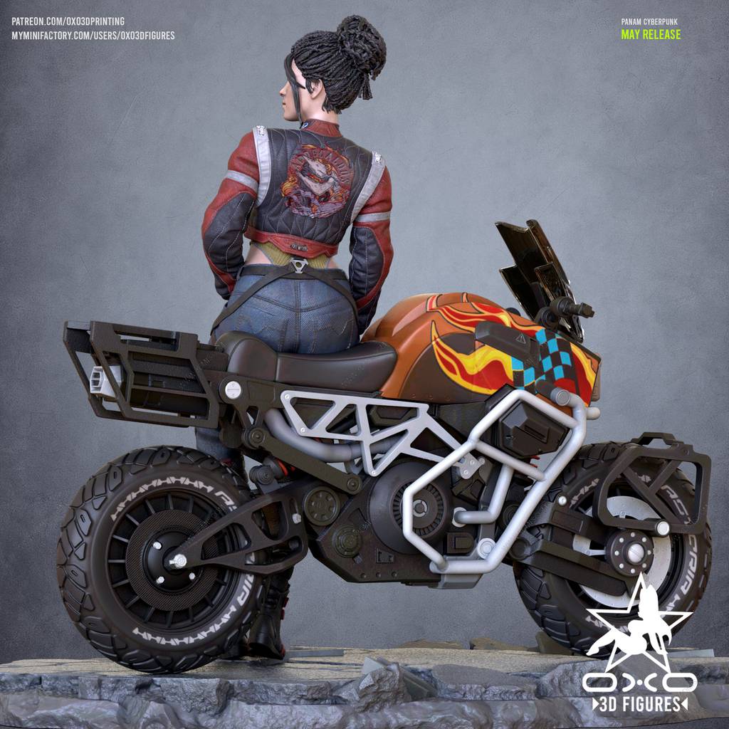 P站图纸印象馆 OXO3D 赛博朋克 帕南·帕尔默 OXO3D 赛博朋克 帕南·帕尔默