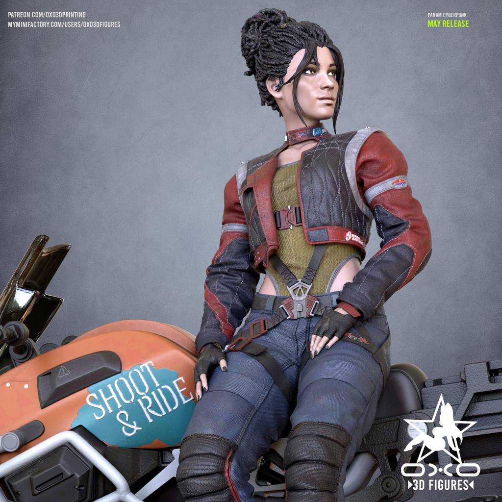 P站图纸印象馆 OXO3D 赛博朋克 帕南·帕尔默 OXO3D 赛博朋克 帕南·帕尔默