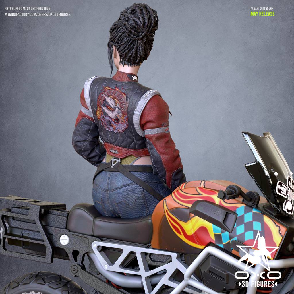 P站图纸印象馆 OXO3D 赛博朋克 帕南·帕尔默 OXO3D 赛博朋克 帕南·帕尔默