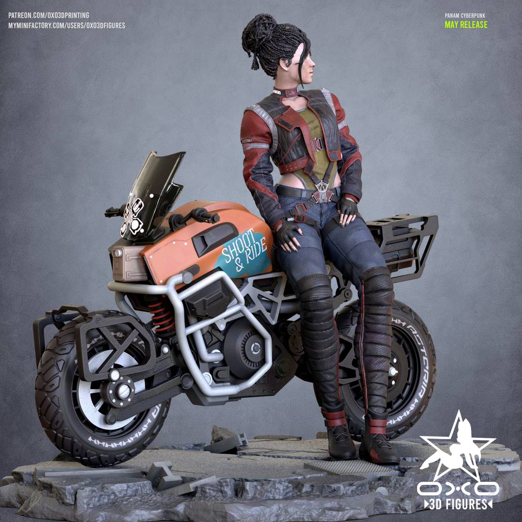 P站图纸印象馆 OXO3D 赛博朋克 帕南·帕尔默 OXO3D 赛博朋克 帕南·帕尔默