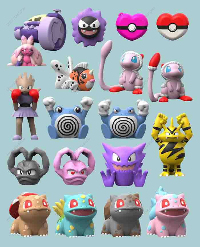 P站图纸印象馆 精灵宝可梦 精灵宝可梦