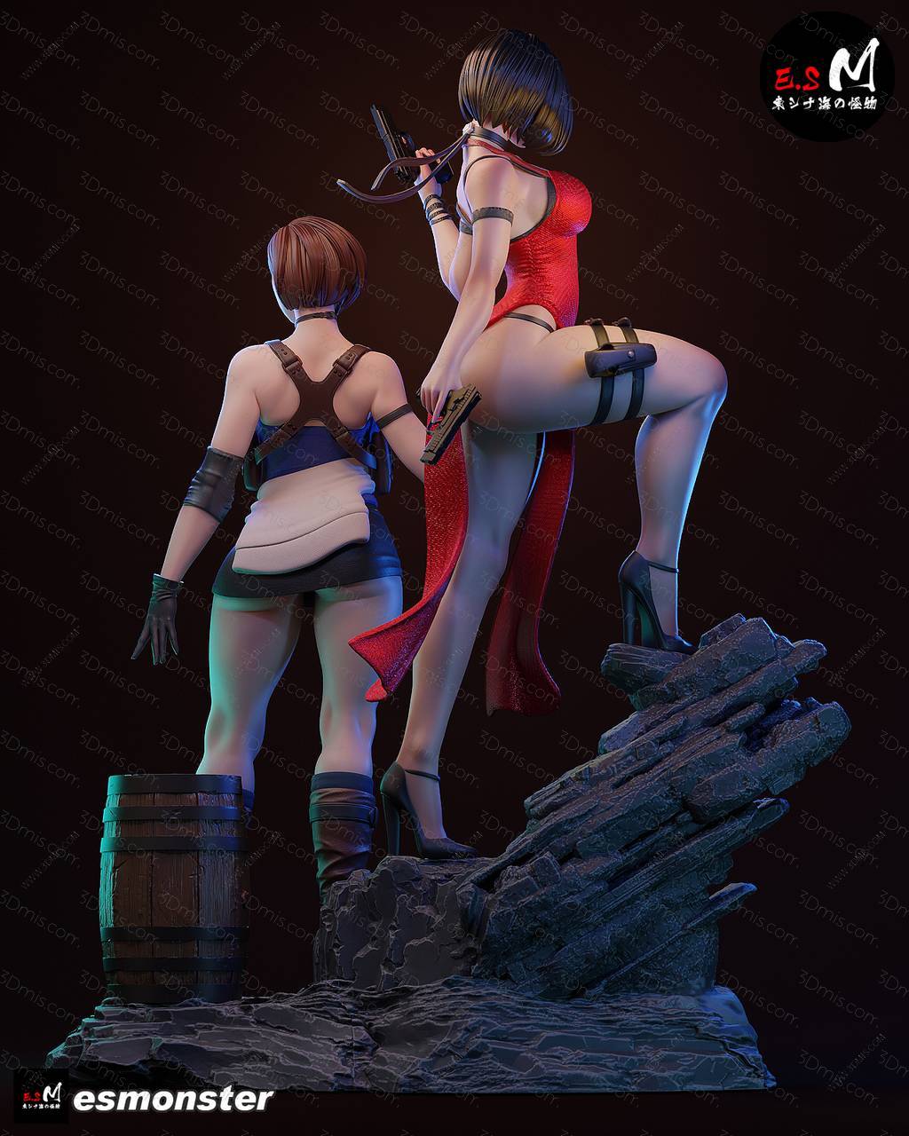 ESMonster 生化危机 艾达·王和吉尔·瓦伦蒂安