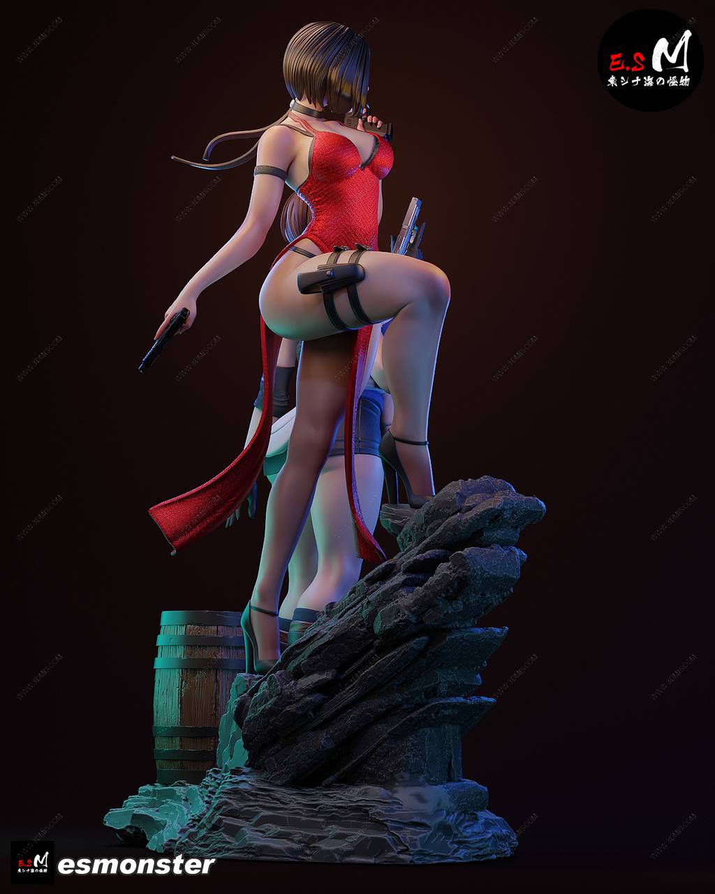 P站图纸印象馆 ESMonster 生化危机 艾达·王和吉尔·瓦伦蒂安 ESMonster 生化危机 艾达·王和吉尔·瓦伦蒂安