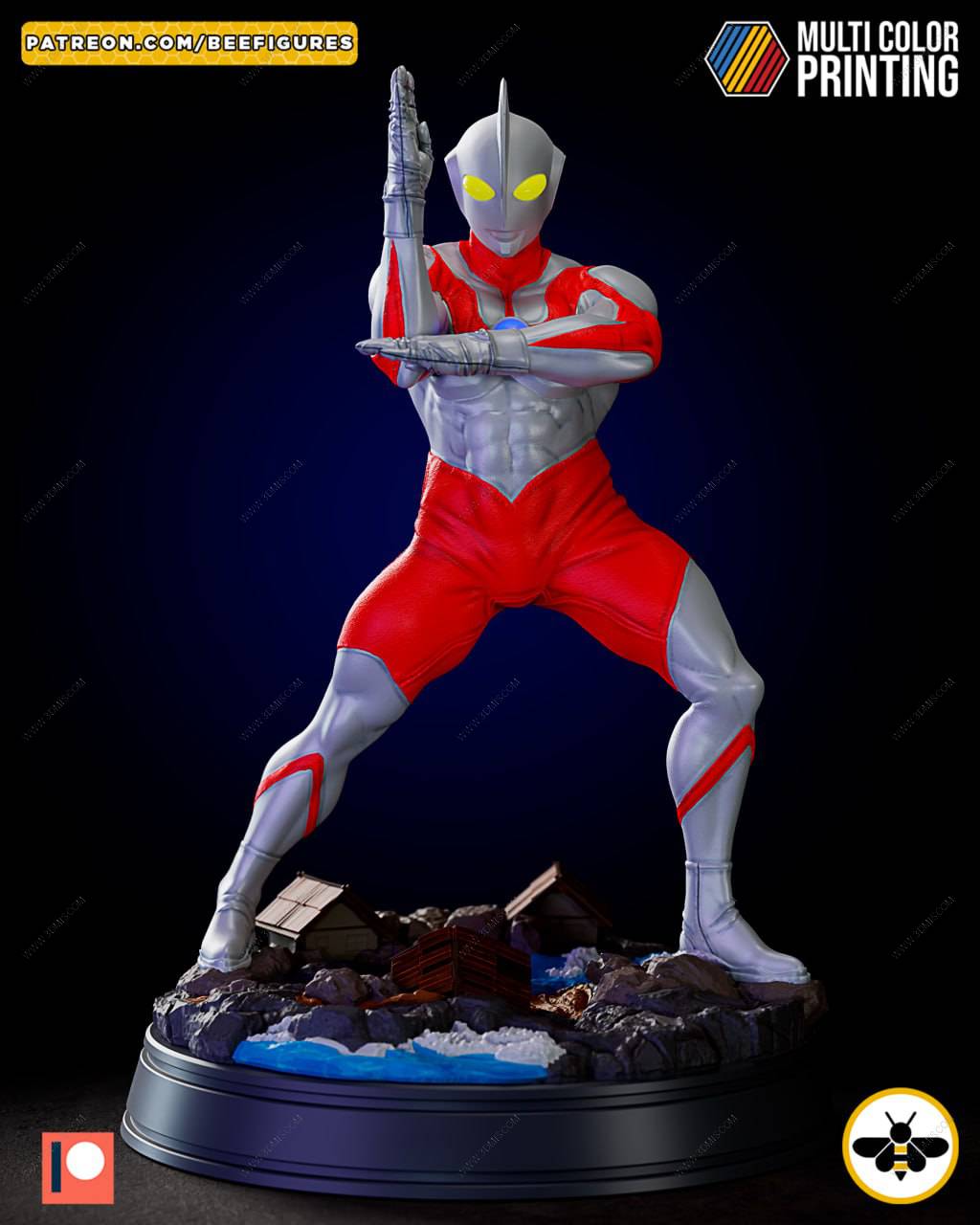 P站图纸印象馆 Bee Figures 奥特曼 Bee Figures 奥特曼