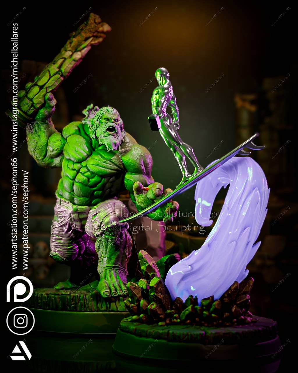 P站图纸印象馆 Geek MB 漫威 浩克和银影侠 Geek MB 漫威 浩克和银影侠