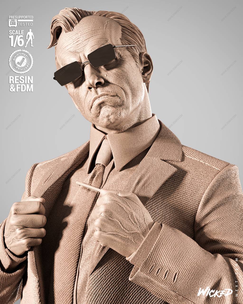 P站图纸印象馆 3DWicked 骇客帝国 史密斯 3DWicked 骇客帝国 史密斯