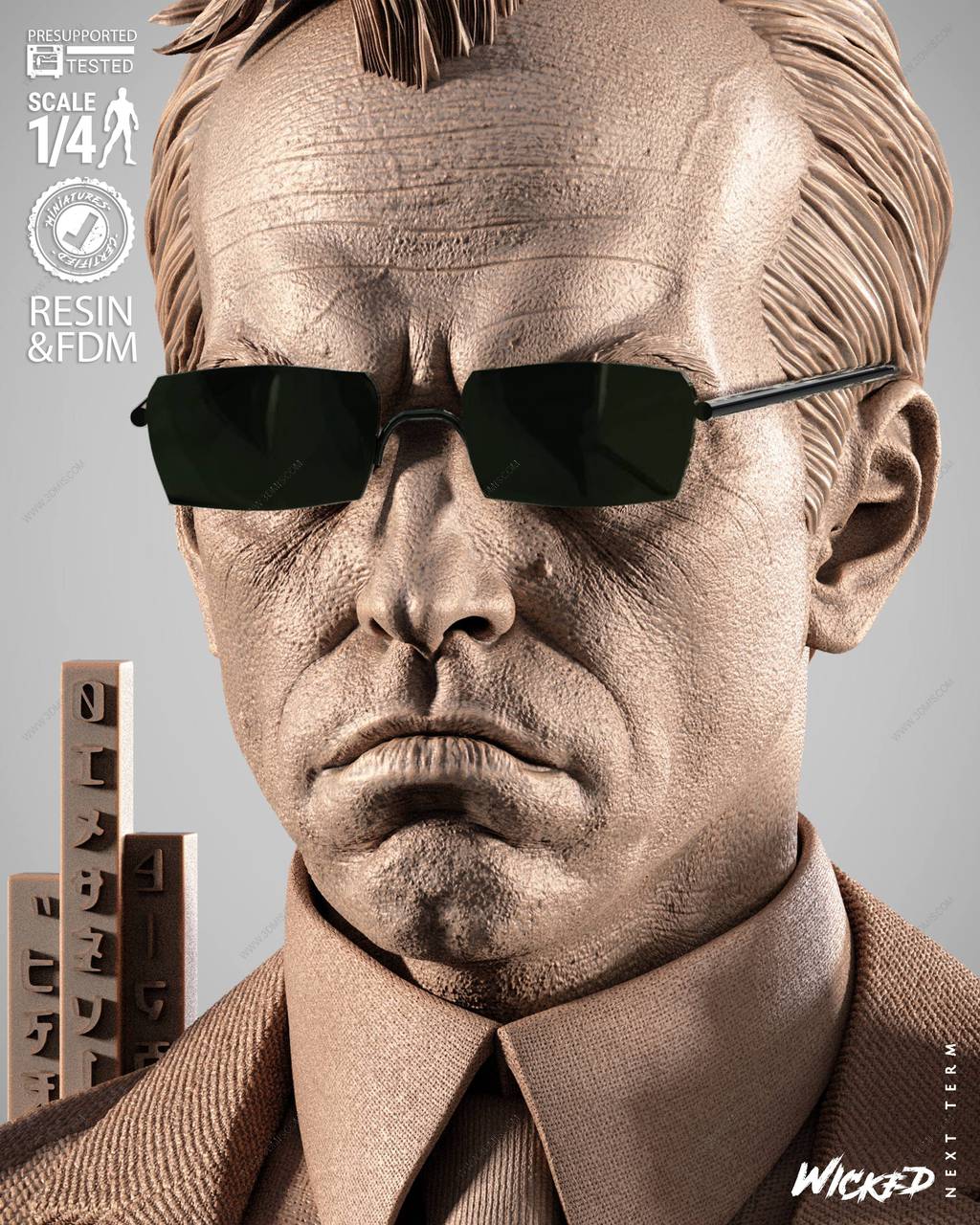 P站图纸印象馆 3DWicked 骇客帝国 史密斯 3DWicked 骇客帝国 史密斯