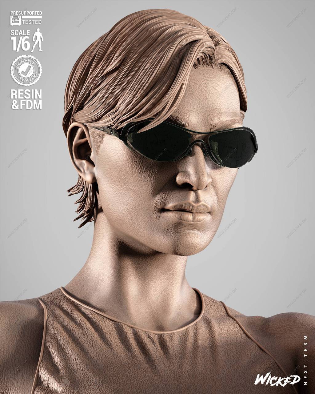 P站图纸印象馆 3DWicked 骇客帝国 尼奥和墨菲斯和崔妮蒂 3DWicked 骇客帝国 尼奥和墨菲斯和崔妮蒂