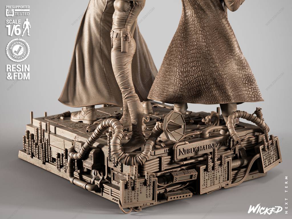 P站图纸印象馆 3DWicked 骇客帝国 尼奥和墨菲斯和崔妮蒂 3DWicked 骇客帝国 尼奥和墨菲斯和崔妮蒂