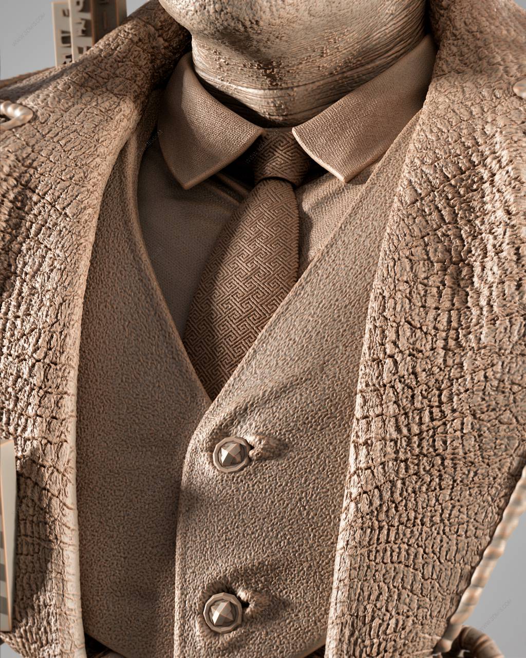 P站图纸印象馆 3DWicked 骇客帝国 墨菲斯 3DWicked 骇客帝国 墨菲斯