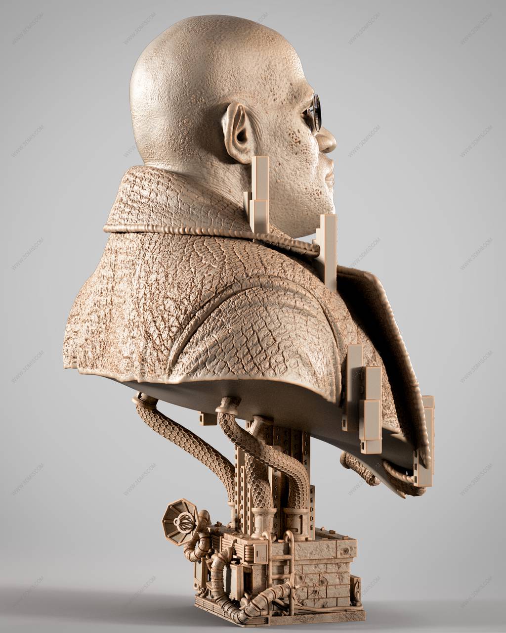 P站图纸印象馆 3DWicked 骇客帝国 墨菲斯 3DWicked 骇客帝国 墨菲斯