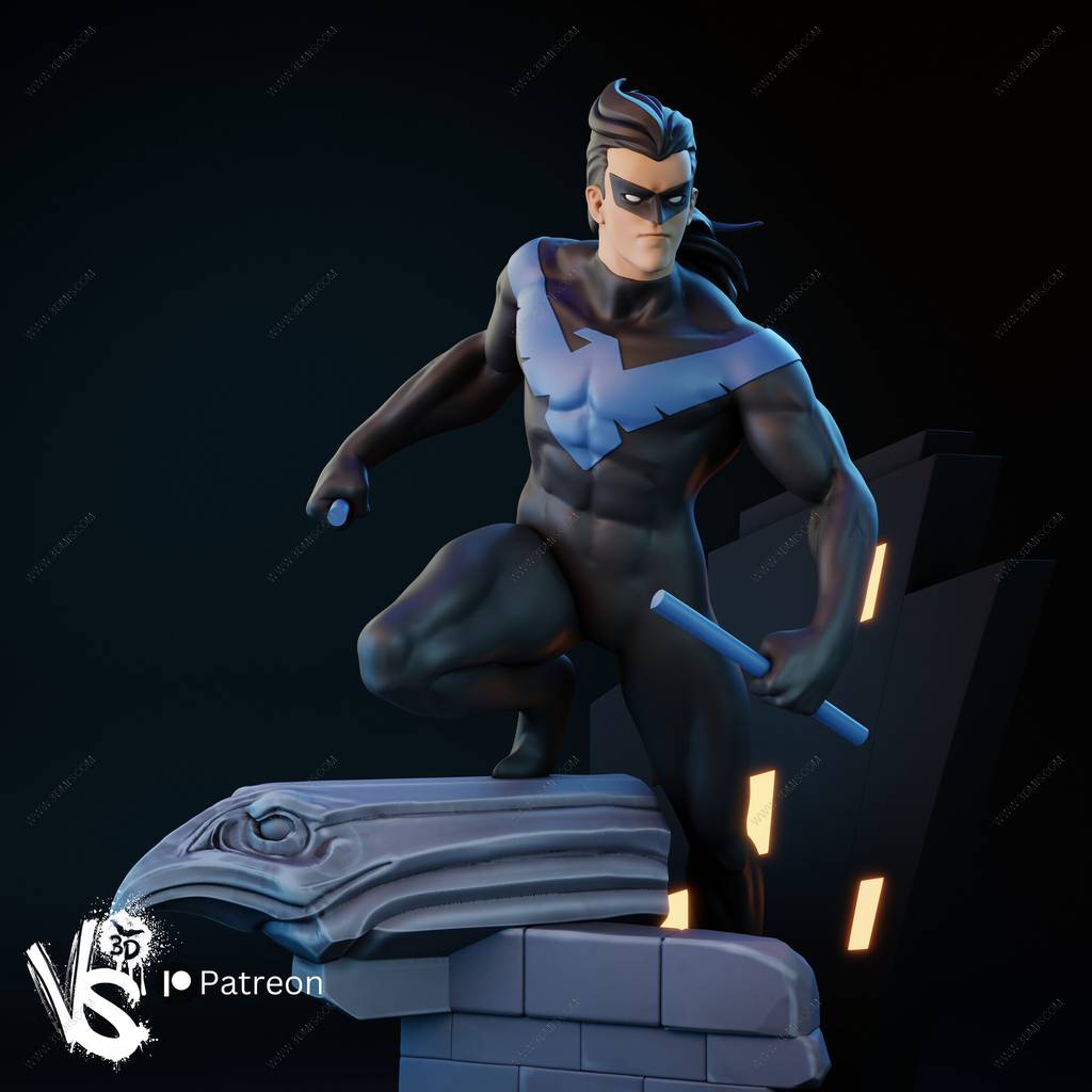 P站图纸印象馆 VS3D DC漫画 夜翼 VS3D DC漫画 夜翼