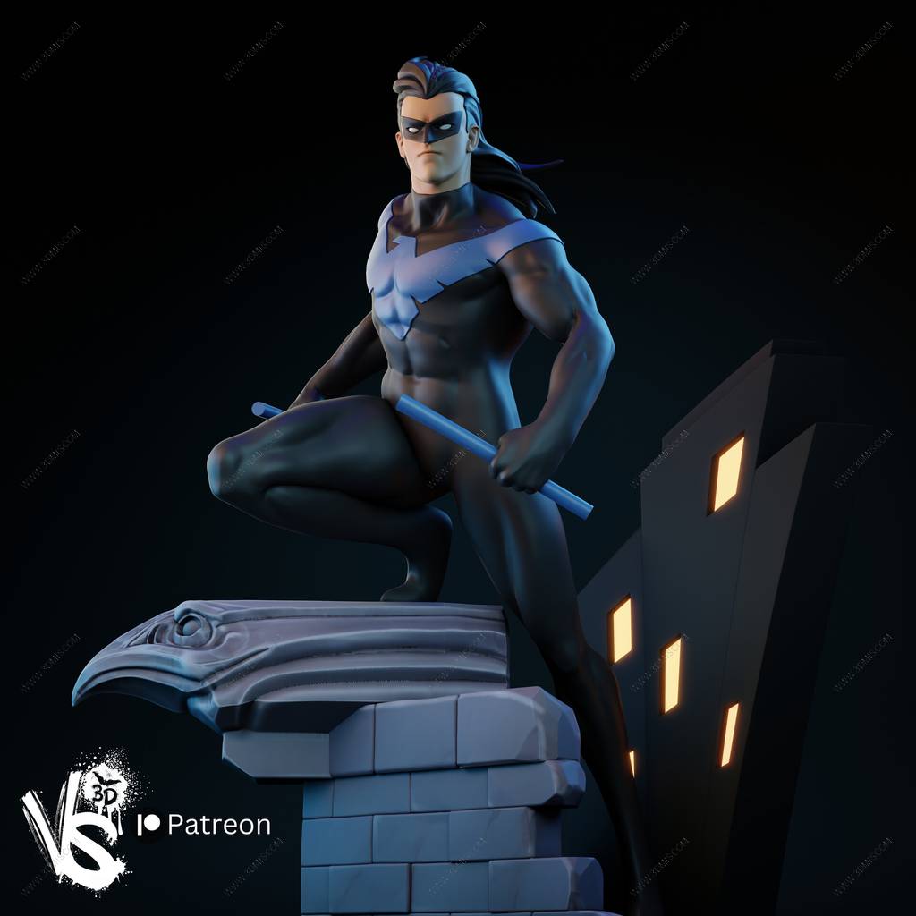 P站图纸印象馆 VS3D DC漫画 夜翼 VS3D DC漫画 夜翼