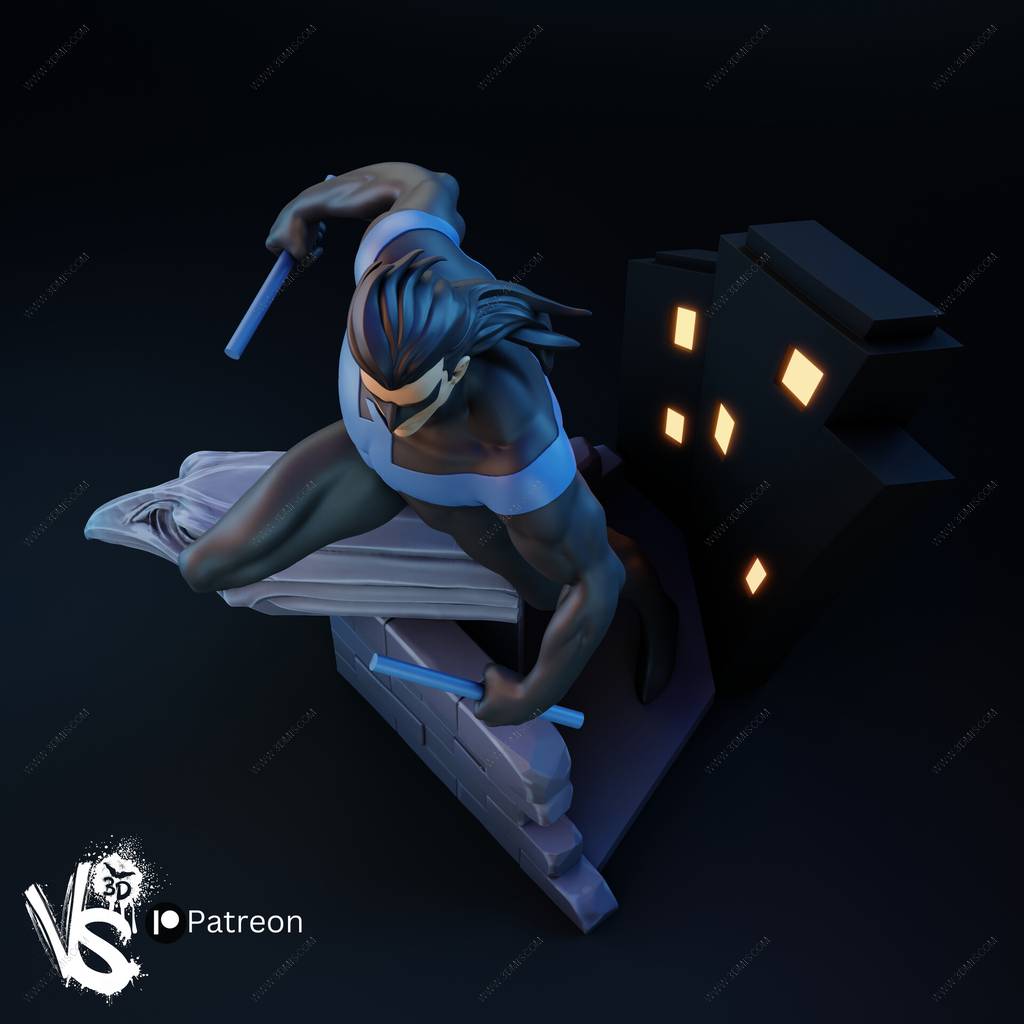 P站图纸印象馆 VS3D DC漫画 夜翼 VS3D DC漫画 夜翼