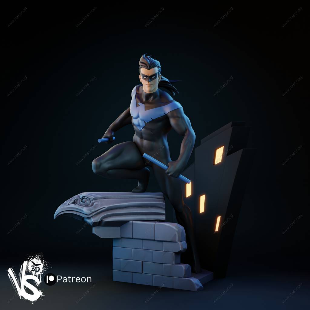 P站图纸印象馆 VS3D DC漫画 夜翼 VS3D DC漫画 夜翼