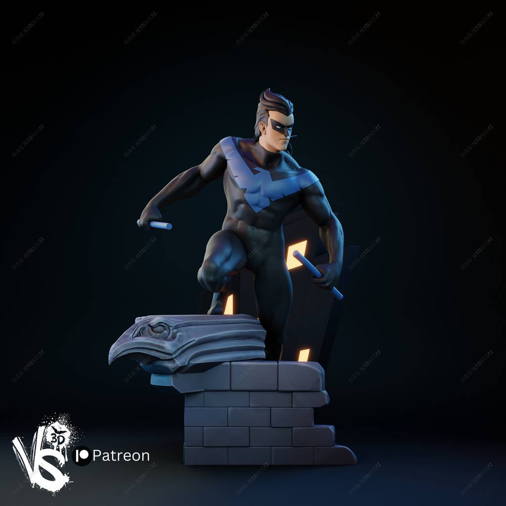 P站图纸印象馆 VS3D DC漫画 夜翼 VS3D DC漫画 夜翼