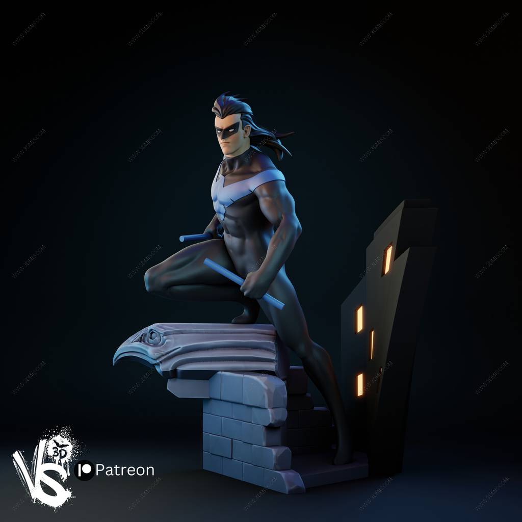 P站图纸印象馆 VS3D DC漫画 夜翼 VS3D DC漫画 夜翼