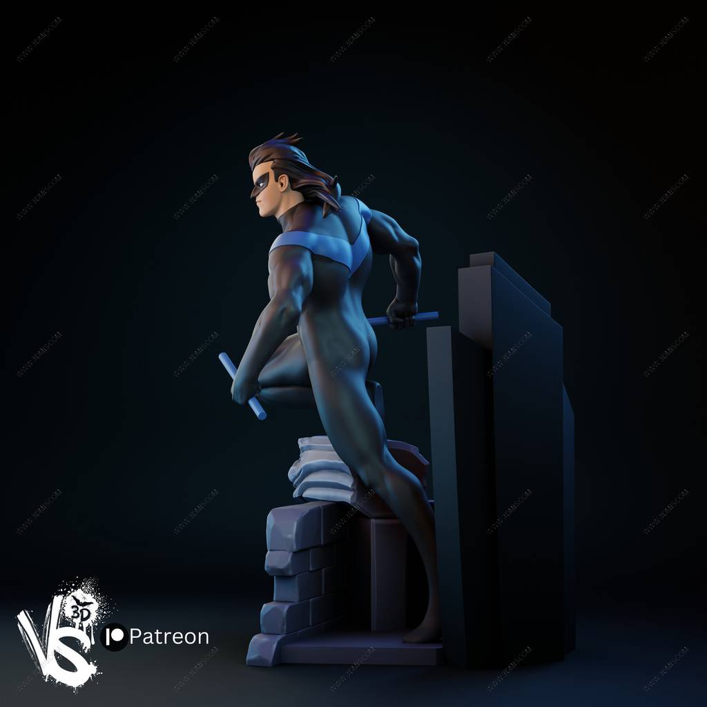 P站图纸印象馆 VS3D DC漫画 夜翼 VS3D DC漫画 夜翼