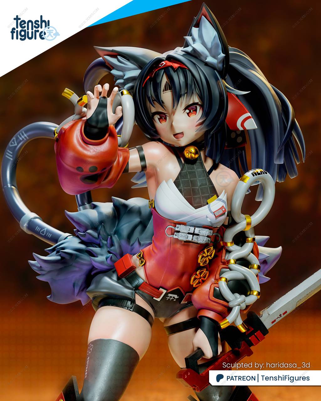 P站图纸印象馆 Tenshi Figures 绝区零 猫宫又奈 Tenshi Figures 绝区零 猫宫又奈