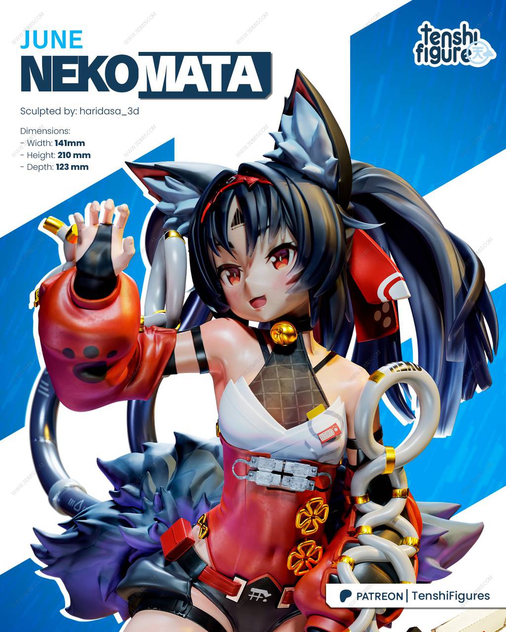 P站图纸印象馆 Tenshi Figures 绝区零 猫宫又奈 Tenshi Figures 绝区零 猫宫又奈