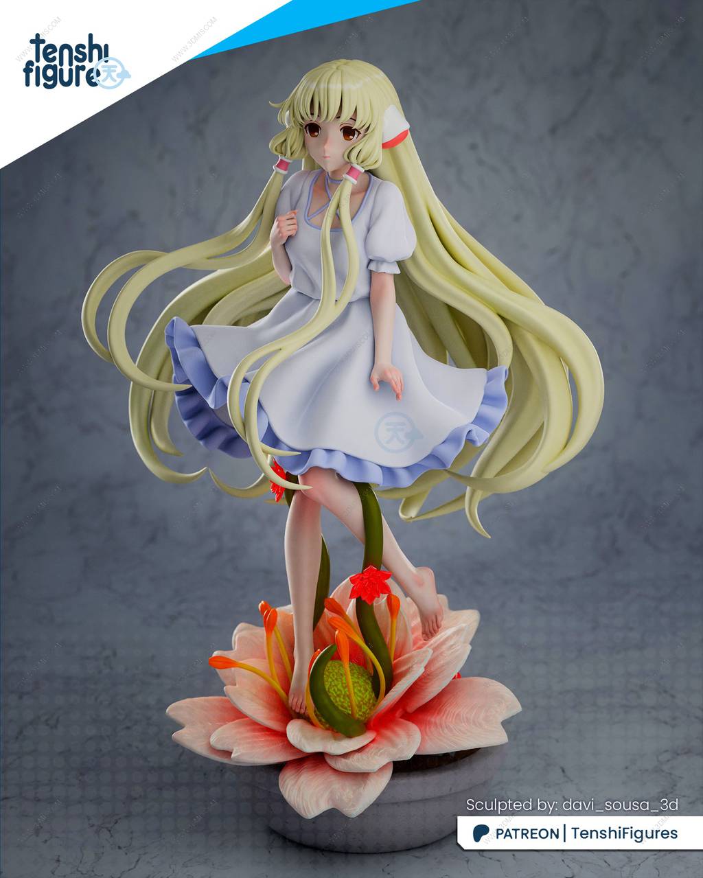 P站图纸印象馆 Tenshi Figures 人形电脑天使心 小叽 Tenshi Figures 人形电脑天使心 小叽