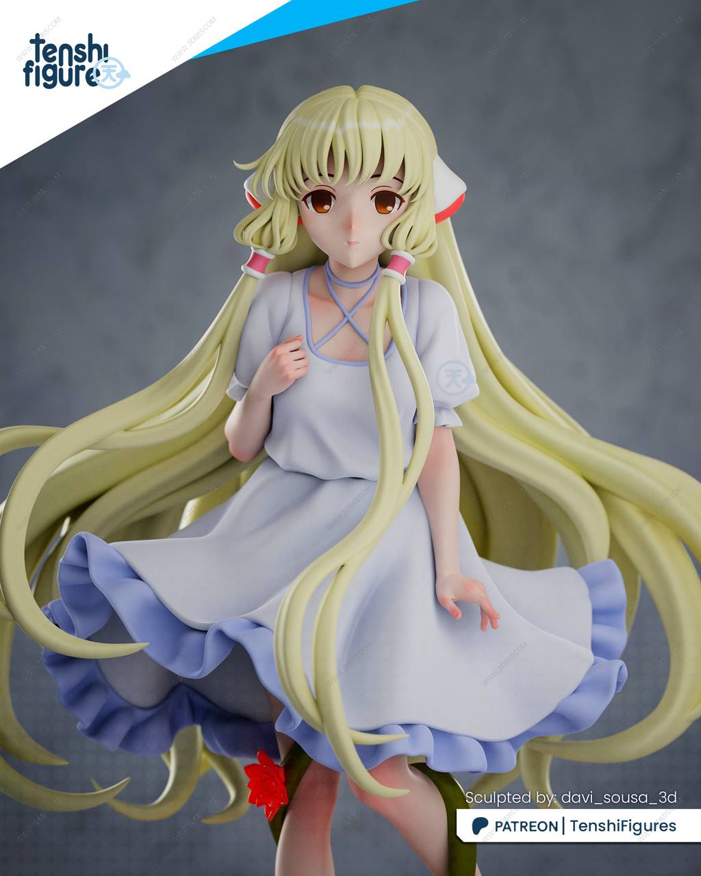 P站图纸印象馆 Tenshi Figures 人形电脑天使心 小叽 Tenshi Figures 人形电脑天使心 小叽