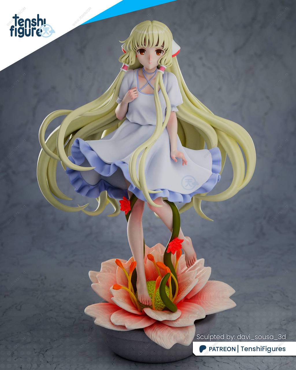 P站图纸印象馆 Tenshi Figures 人形电脑天使心 小叽 Tenshi Figures 人形电脑天使心 小叽