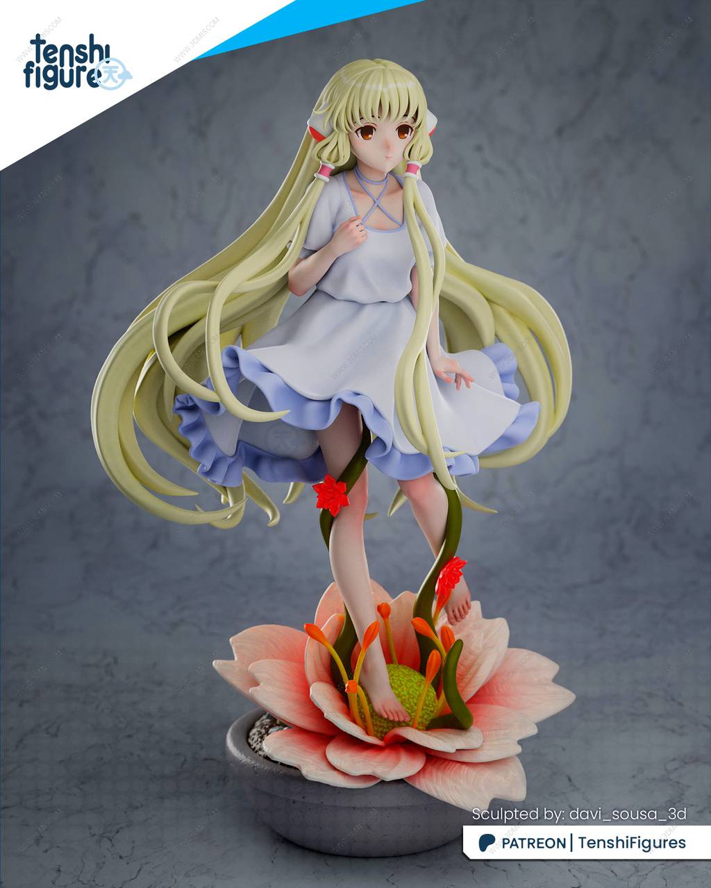 P站图纸印象馆 Tenshi Figures 人形电脑天使心 小叽 Tenshi Figures 人形电脑天使心 小叽