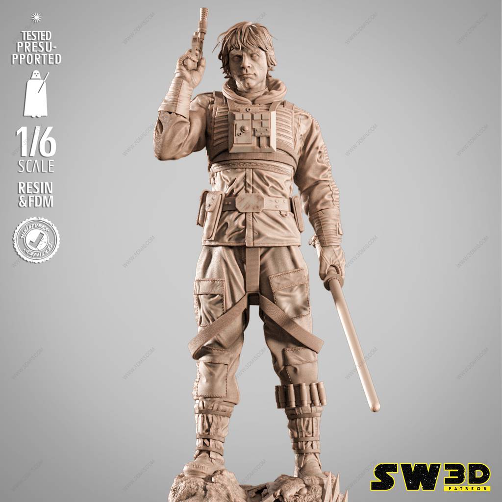 P站图纸印象馆 SW3D 曼达洛人 卢克 SW3D 曼达洛人 卢克