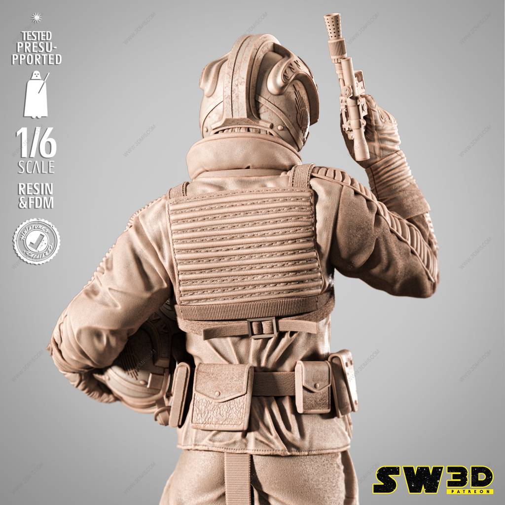 P站图纸印象馆 SW3D 曼达洛人 卢克 SW3D 曼达洛人 卢克