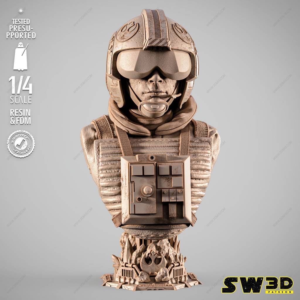 P站图纸印象馆 SW3D 曼达洛人 卢克 SW3D 曼达洛人 卢克