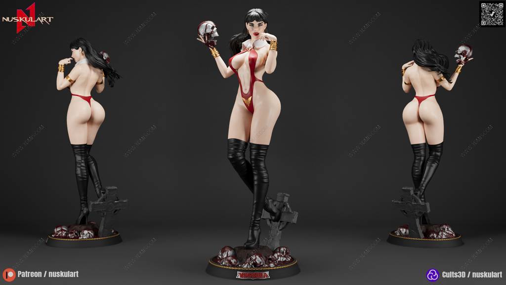 P站图纸印象馆 Nuskul Art 吸血女王 梵蓓娜 Nuskul Art 吸血女王 梵蓓娜