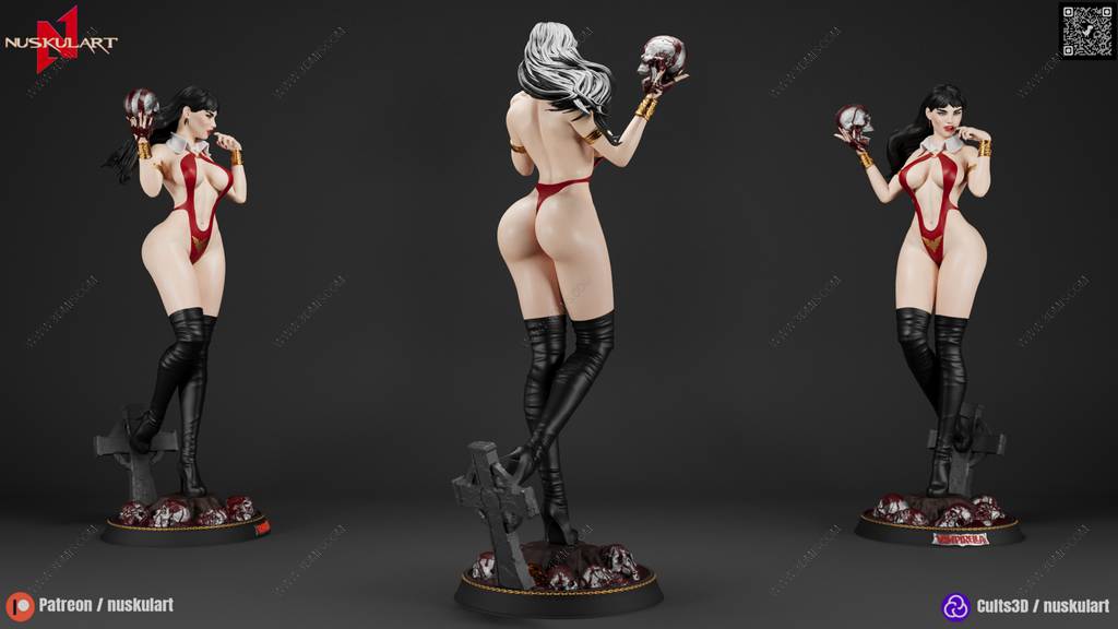 P站图纸印象馆 Nuskul Art 吸血女王 梵蓓娜 Nuskul Art 吸血女王 梵蓓娜
