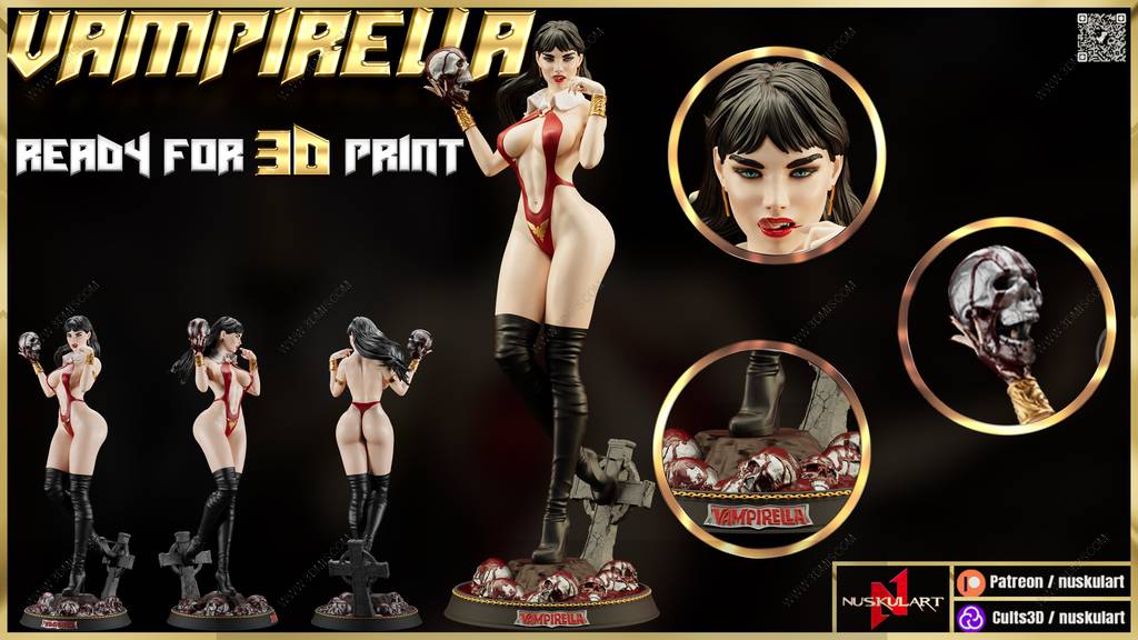 P站图纸印象馆 Nuskul Art 吸血女王 梵蓓娜 Nuskul Art 吸血女王 梵蓓娜