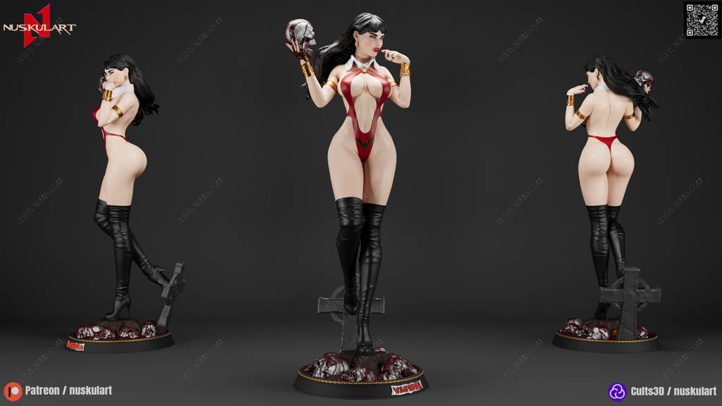 P站图纸印象馆 Nuskul Art 吸血女王 梵蓓娜 Nuskul Art 吸血女王 梵蓓娜