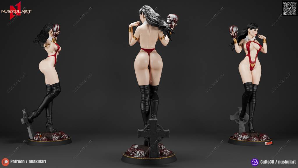 P站图纸印象馆 Nuskul Art 吸血女王 梵蓓娜 Nuskul Art 吸血女王 梵蓓娜