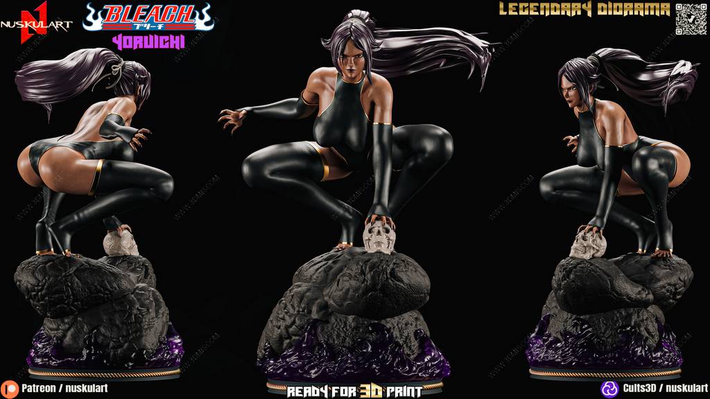 P站图纸印象馆 Nuskul Art 死神 四枫院夜一 Nuskul Art 死神 四枫院夜一