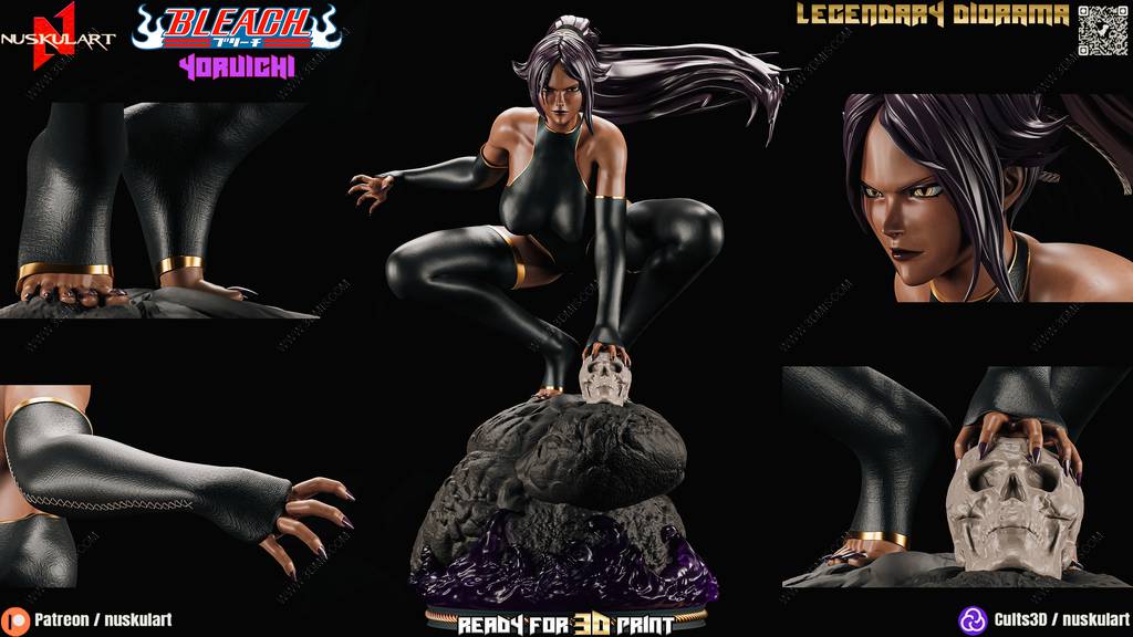 P站图纸印象馆 Nuskul Art 死神 四枫院夜一 Nuskul Art 死神 四枫院夜一