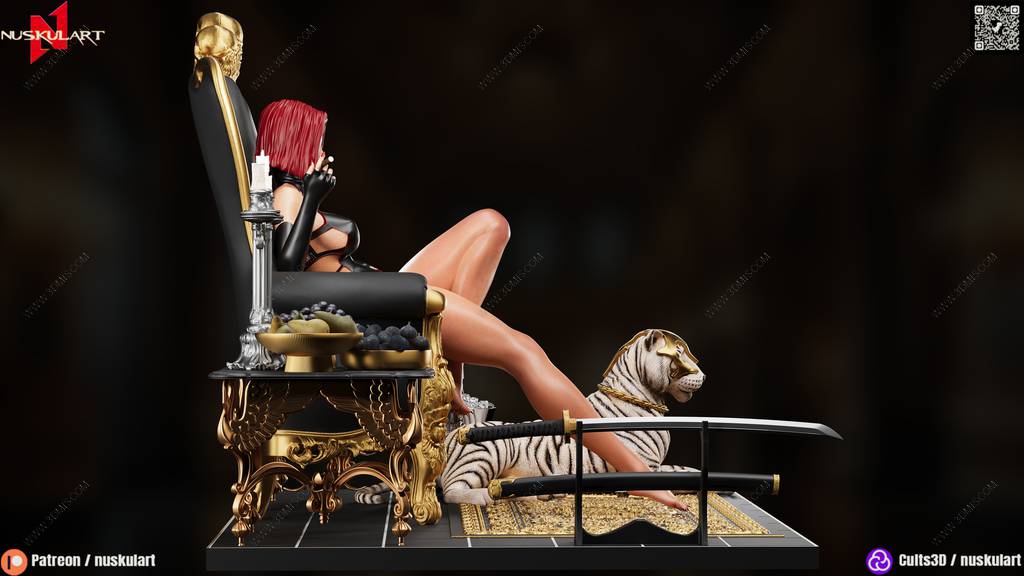 P站图纸印象馆 Nuskul Art 吸血莱恩 莱恩 Nuskul Art 吸血莱恩 莱恩