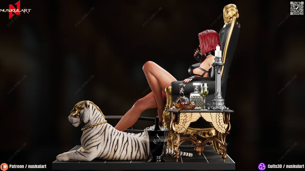 P站图纸印象馆 Nuskul Art 吸血莱恩 莱恩 Nuskul Art 吸血莱恩 莱恩