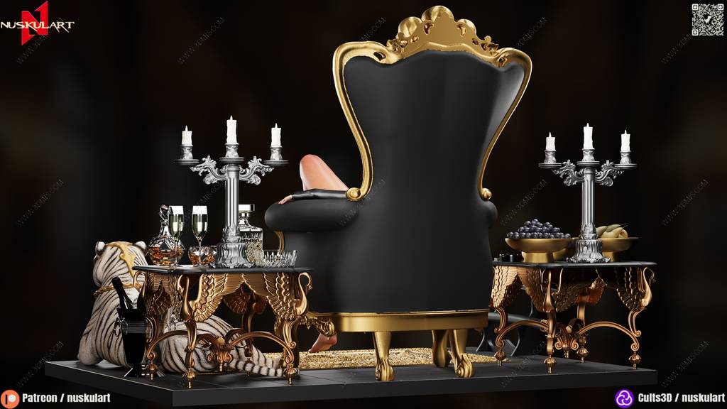 P站图纸印象馆 Nuskul Art 吸血莱恩 莱恩 Nuskul Art 吸血莱恩 莱恩