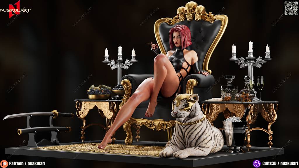 P站图纸印象馆 Nuskul Art 吸血莱恩 莱恩 Nuskul Art 吸血莱恩 莱恩