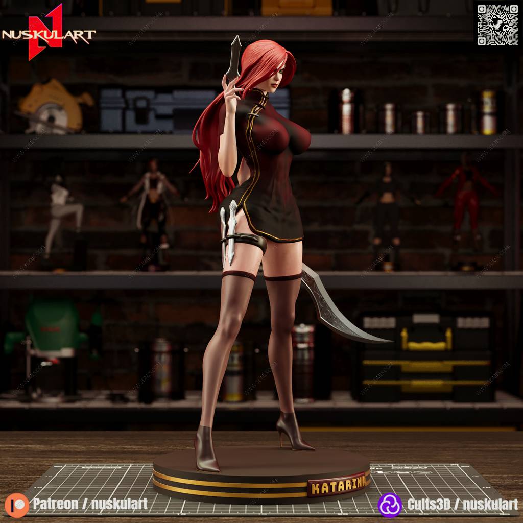 P站图纸印象馆 Nuskul Art 英雄联盟 卡特琳娜 Nuskul Art 英雄联盟 卡特琳娜