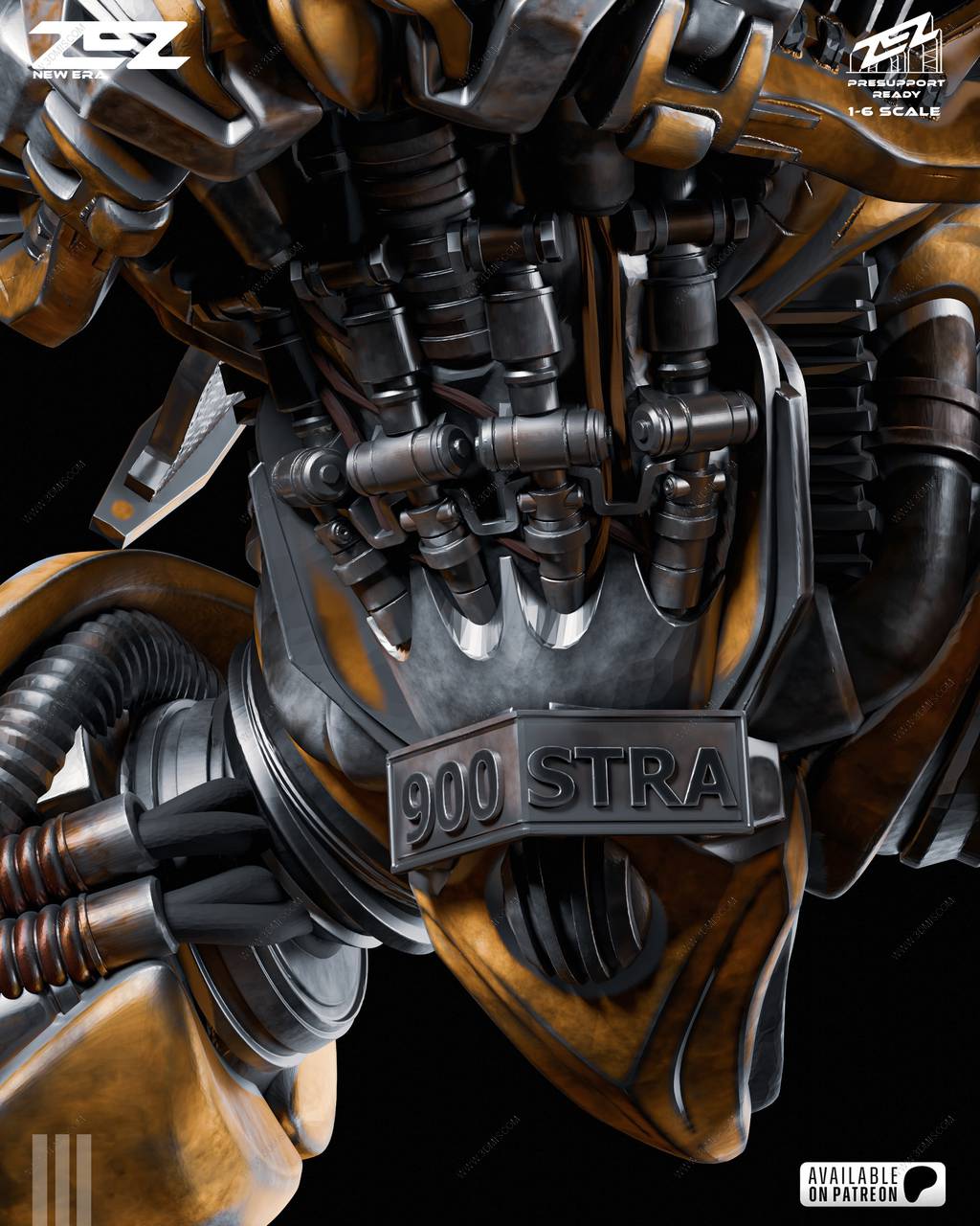 P站图纸印象馆 ZEZ STUDIOS 变形金钢 大黄锋 ZEZ STUDIOS 变形金钢 大黄锋