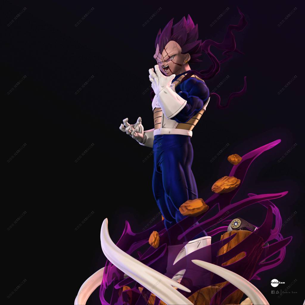 P站图纸印象馆 龙珠 超级赛亚人贝吉塔 龙珠 超级赛亚人贝吉塔