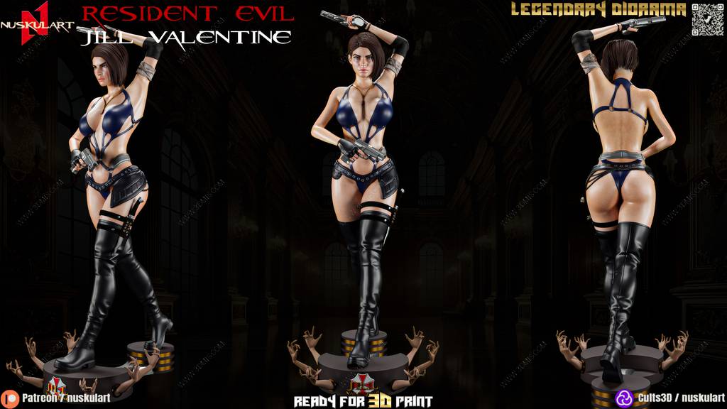 P站图纸印象馆 Nuskul Art 生化危机 吉尔·瓦伦蒂安 Nuskul Art 生化危机 吉尔·瓦伦蒂安